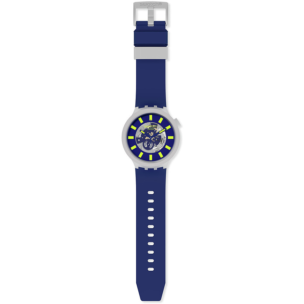 orologio Swatch Bioceramic Blu Big Bold SB03M103
