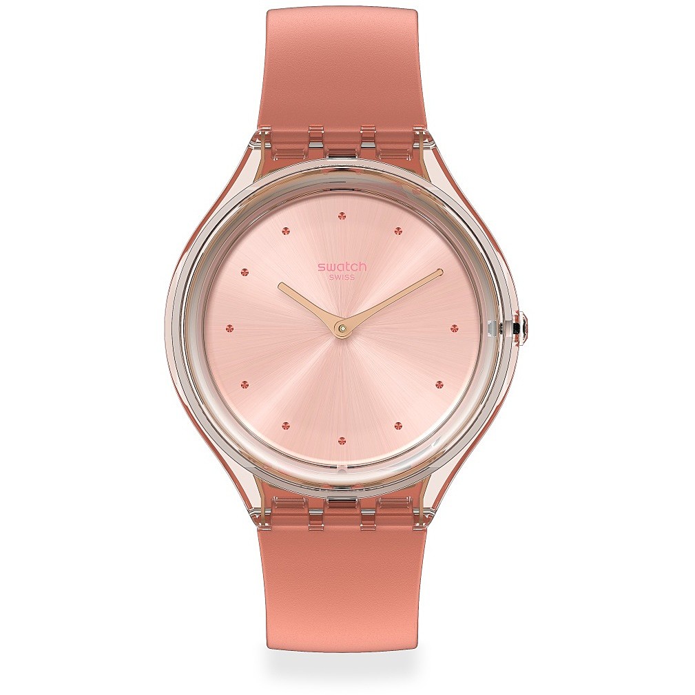 orologio Swatch rosa solo tempo Essentials SVOK108