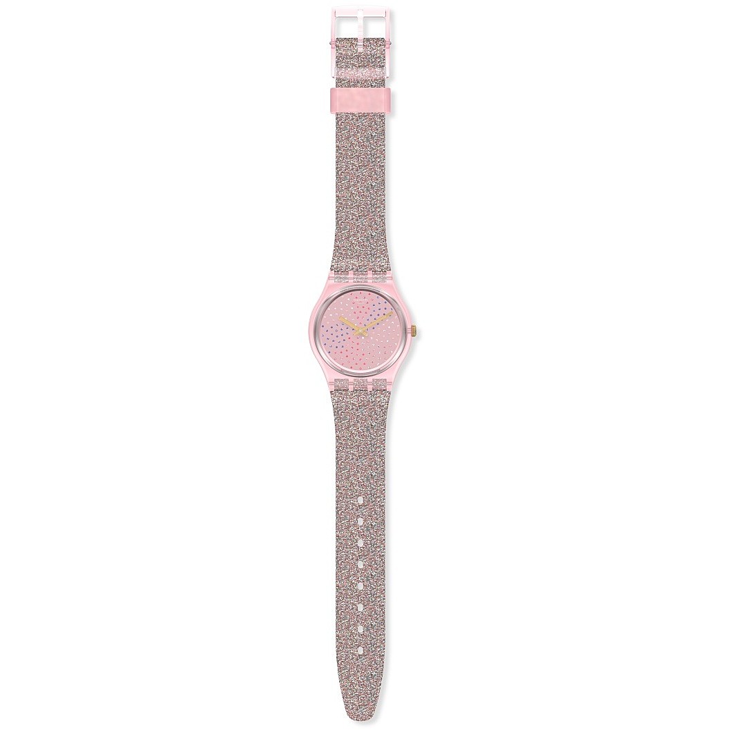 orologio Swatch rosa solo tempo Holiday GP168