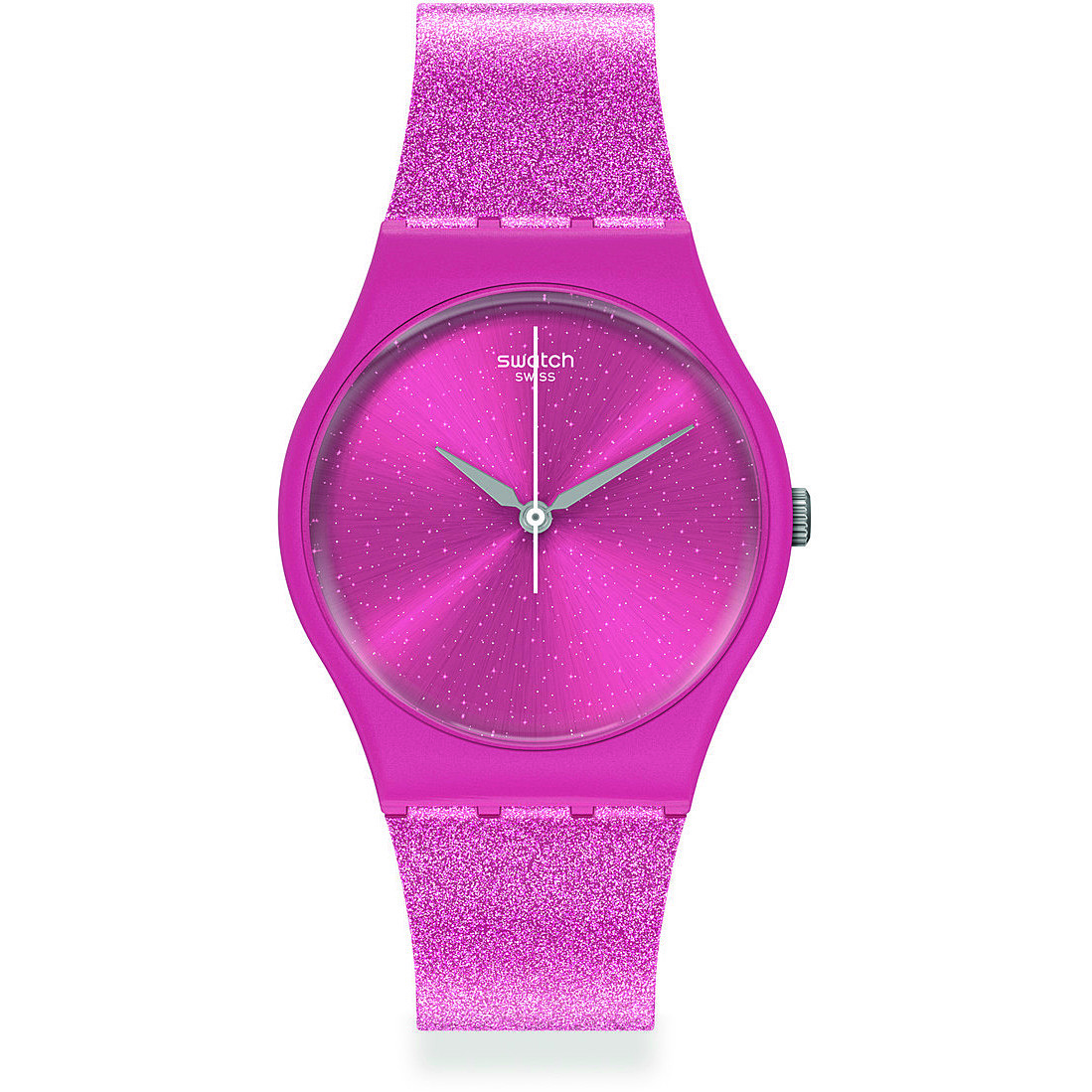 orologio Swatch rosa solo tempo Holiday SO28P101