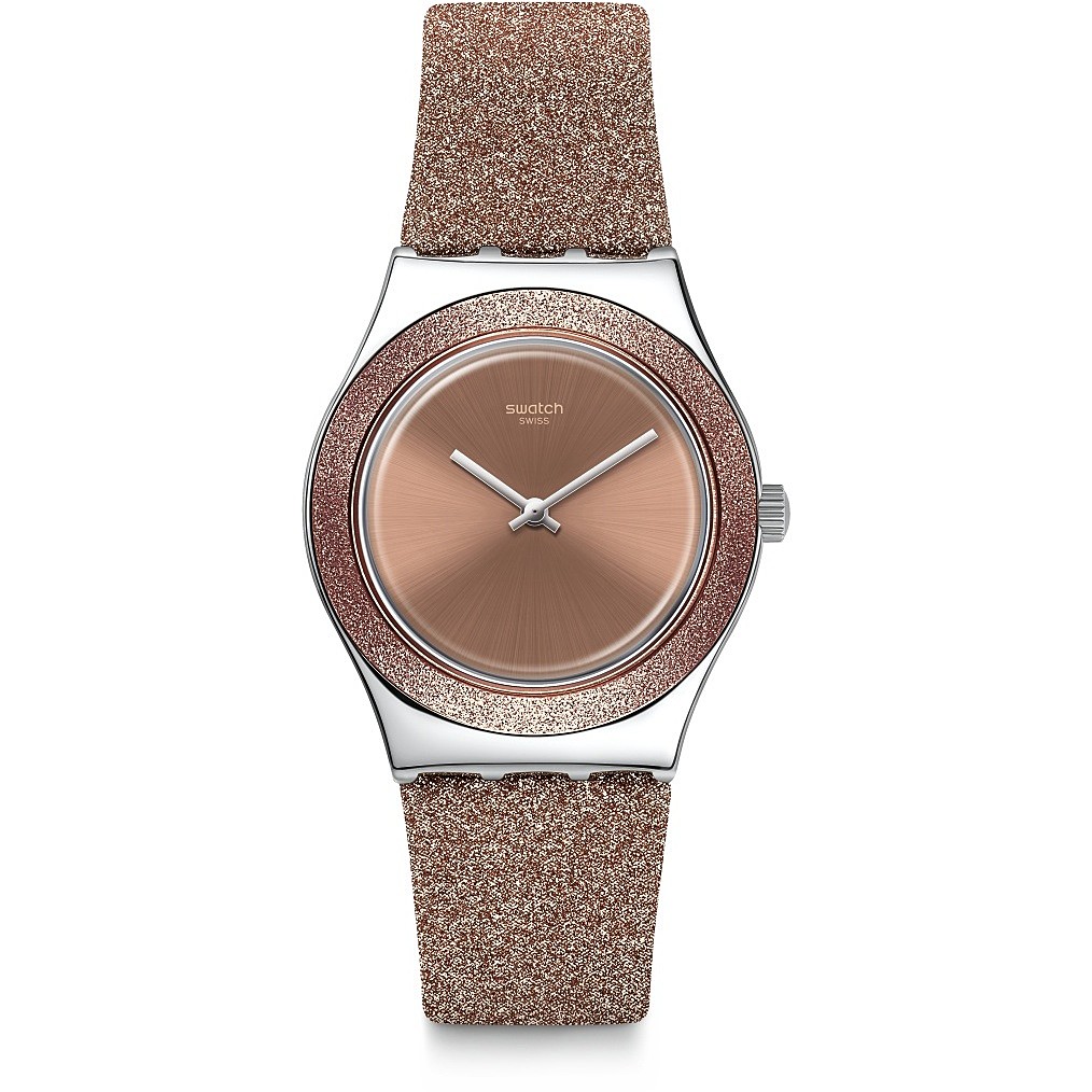 orologio Swatch rosa solo tempo Holiday YLS220