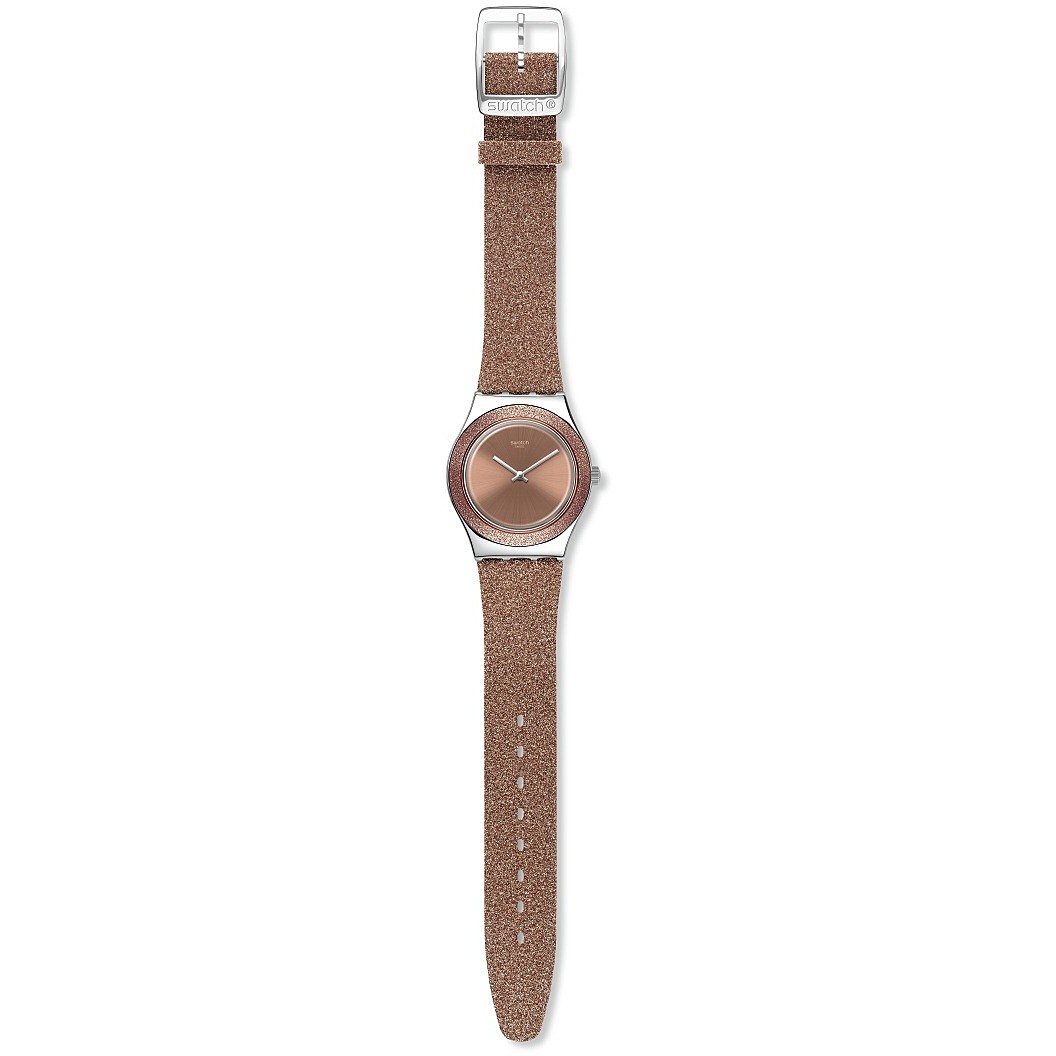 orologio Swatch rosa solo tempo Holiday YLS220