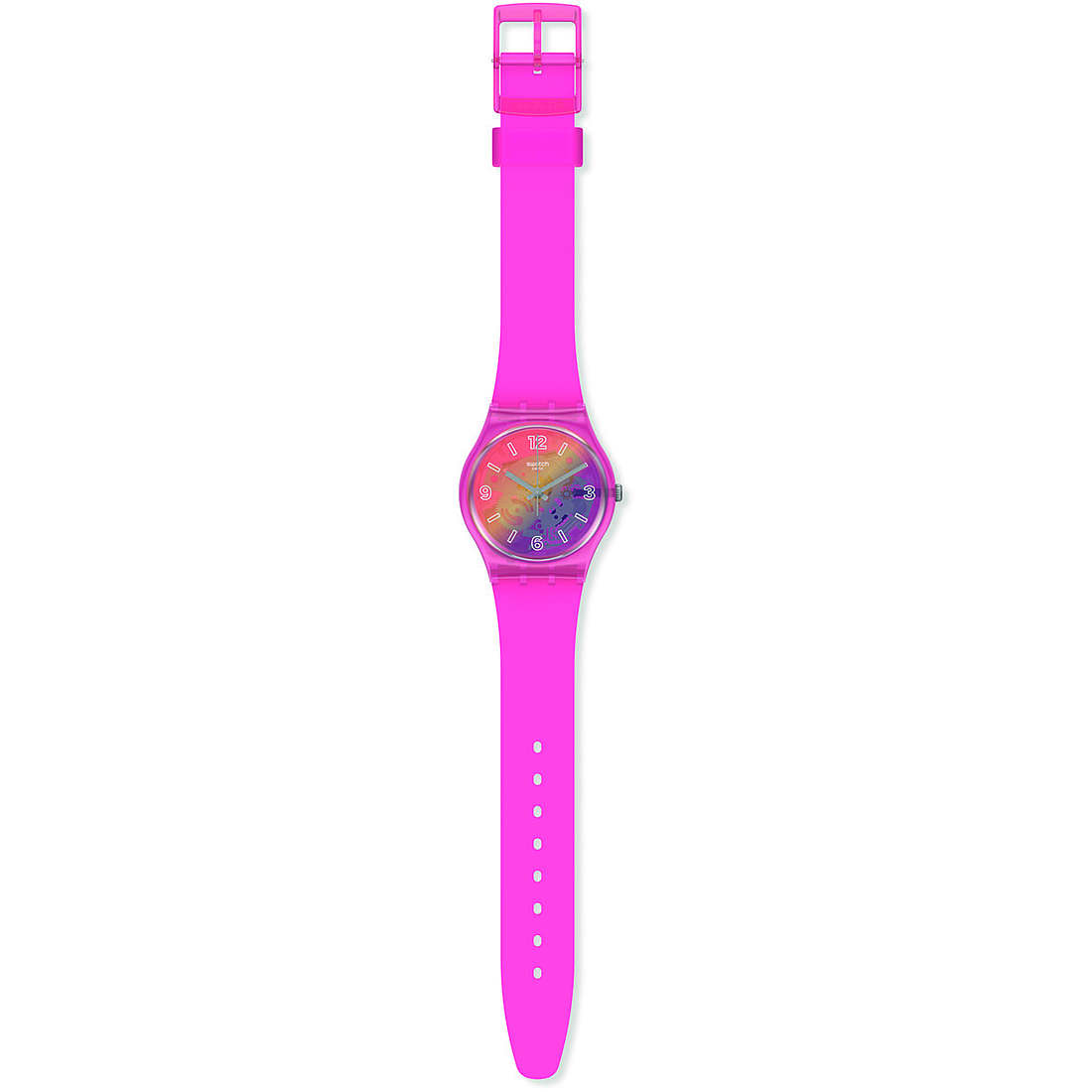 orologio Swatch rosa solo tempo Monthly Drops GP174