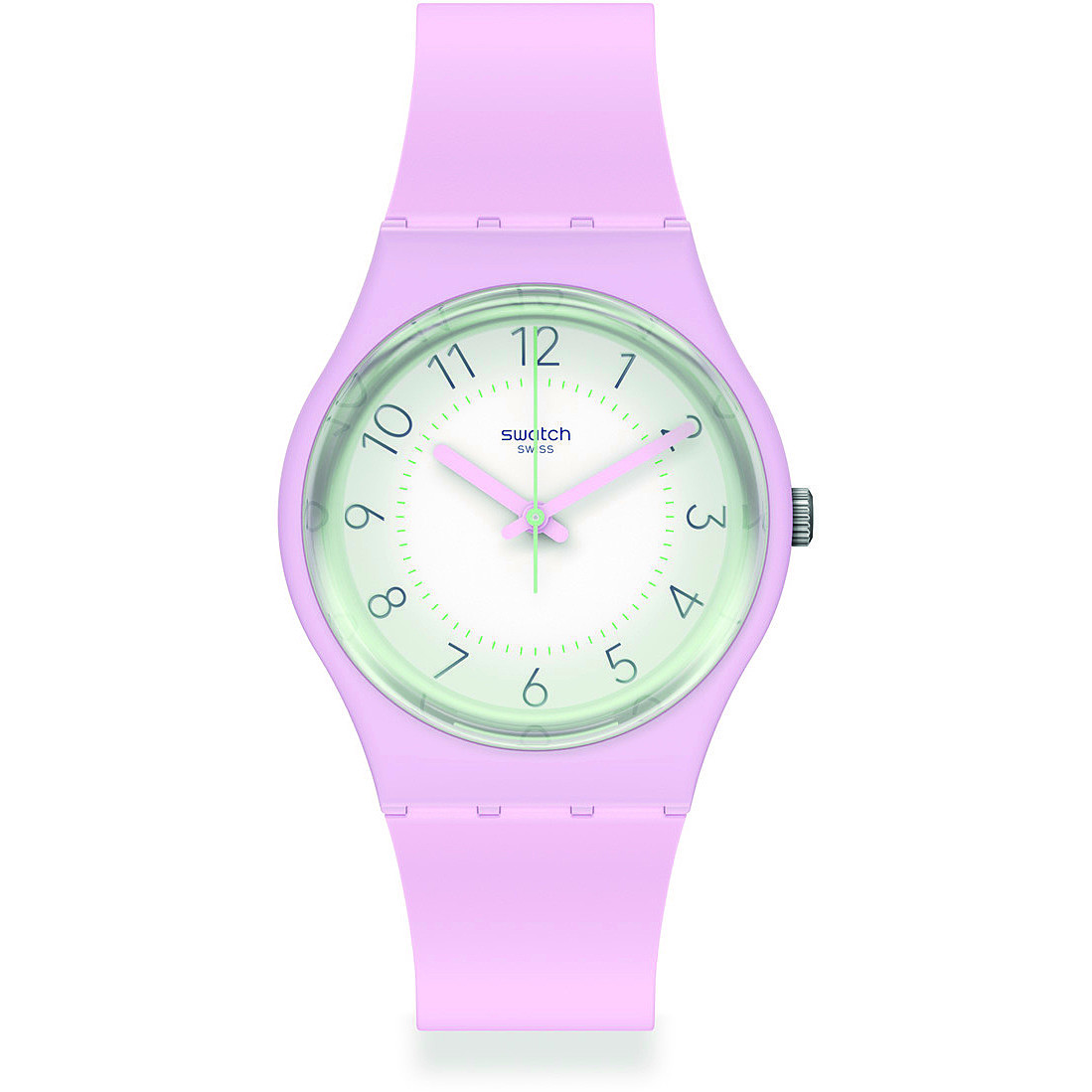 orologio Swatch rosa solo tempo Monthly Drops GP175