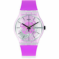 orologio Swatch rosa solo tempo Monthly Drops SO29K107