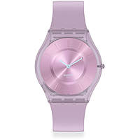 orologio Swatch rosa solo tempo Monthly Drops SS08V100-S14
