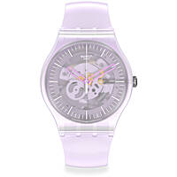 orologio Swatch rosa solo tempo Monthly Drops SUOK155