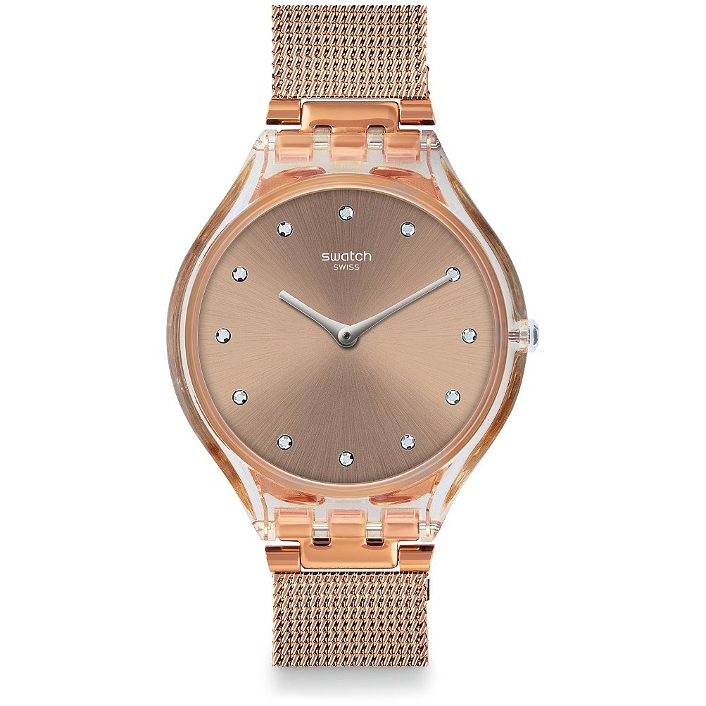 orologio Swatch rosa solo tempo Skin SVOK107M
