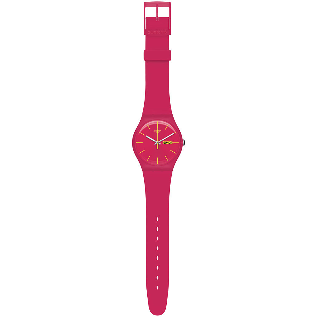 orologio Swatch rosa solo tempo SUOR704