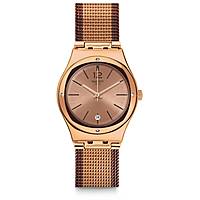 orologio Swatch rosa solo tempo YLG408M