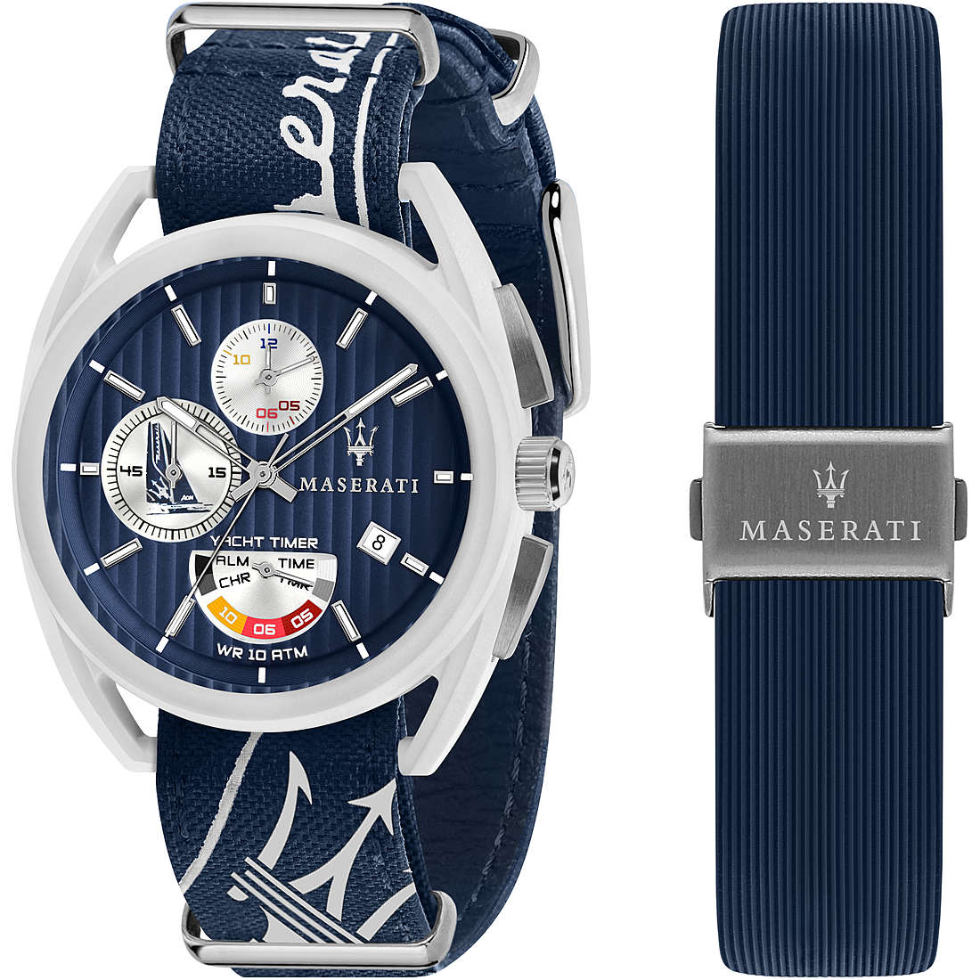 orologio uomo cronografo Maserati Trimarano R8851132003
