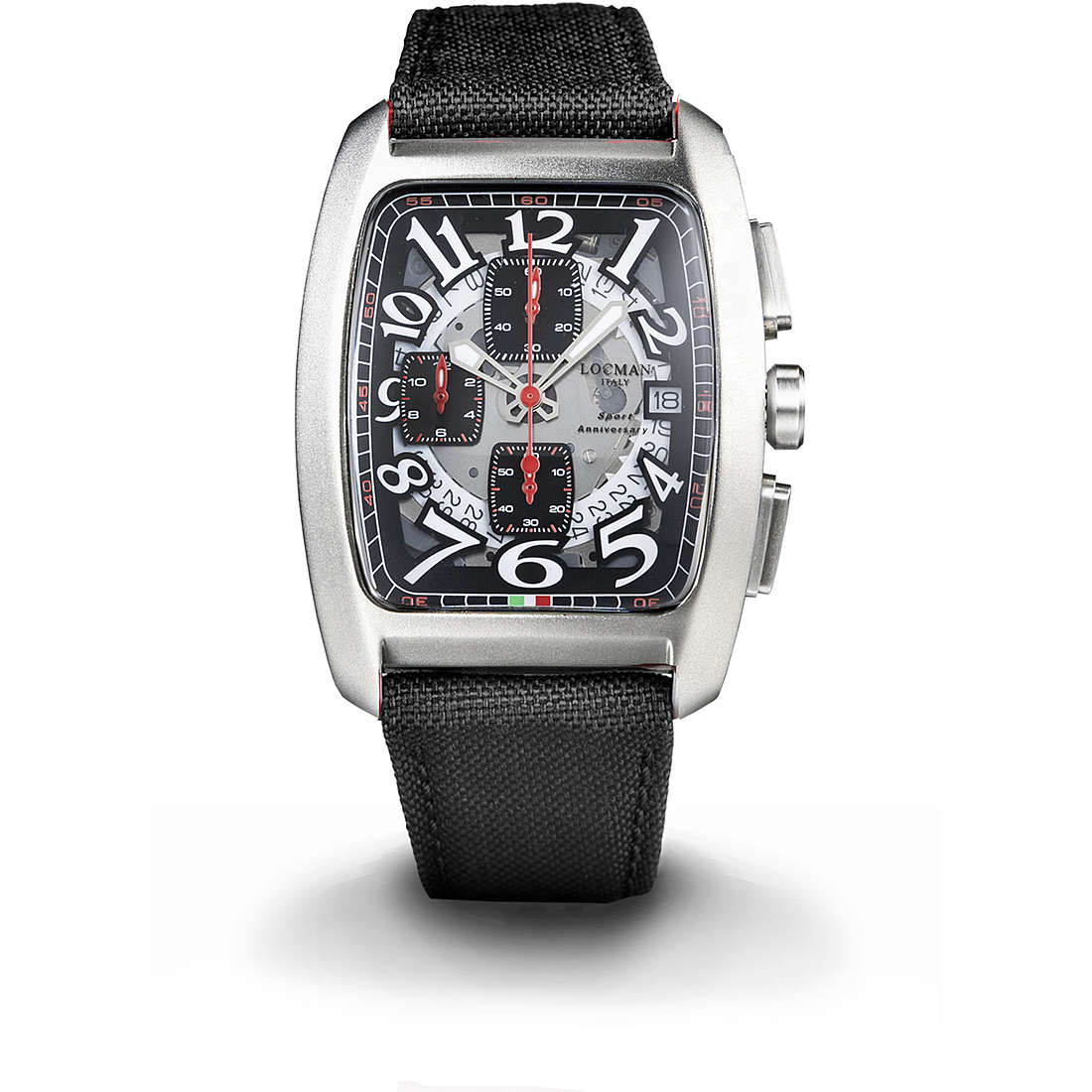 orologio Vintage Nero Locman Sport Anniversary 0472L22S-LLT0RDCK