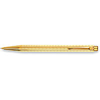 penna donna gioielli Caran D'Ache Ecridor chevron gold A4208