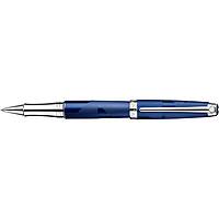 penna unisex gioielli Caran D'Ache Leman bleu marin A4779169