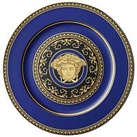 Piatto Porcellana Versace Medusa Blue 19325-409620-10230