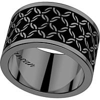 ring man jewellery Zancan Total Black EXA101-N-24