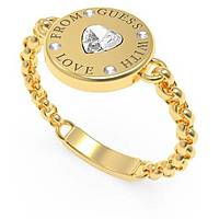 ring woman jewellery Guess From Guess With Love JUBR70007JW-56