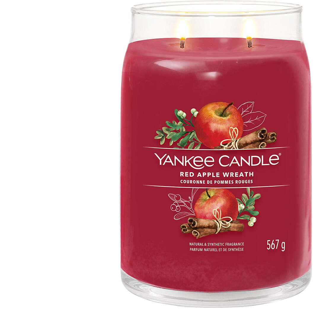 Signature di Yankee Candle Giara Grande Red Apple Wreath 1629977E
