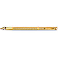 stylo unisex bijoux Caran D'Ache Ecridor chevron gold A958208