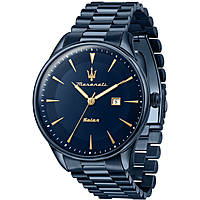 Uhr nur Zeit mann Maserati Solar Blue R8853146003