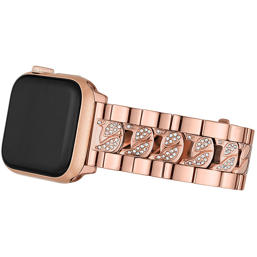 Michael Kors Compatible Rose Gold Steel Metal Bracelet Replacement Watch  Band Strap Push Butterfly Clasp 5013